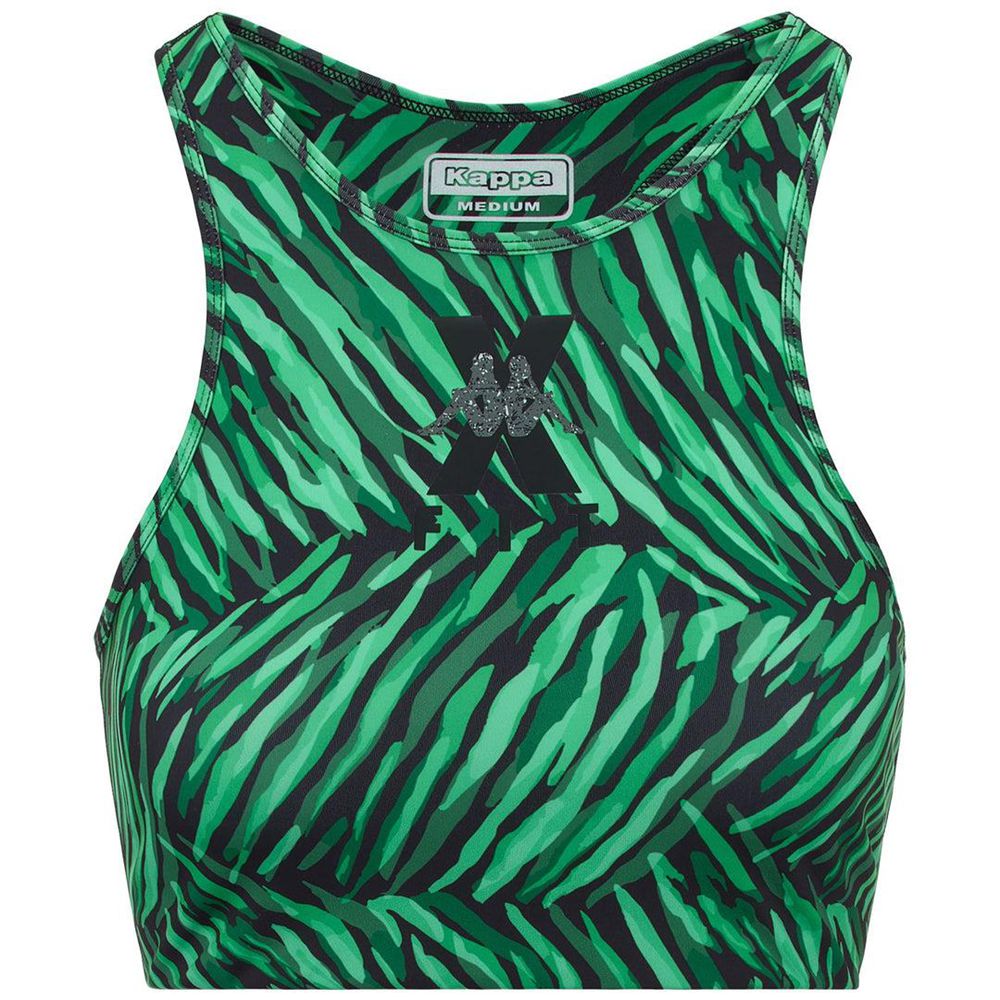 Women Kappa Kombat Wkt Errani Jersey Green | 273194-UZE