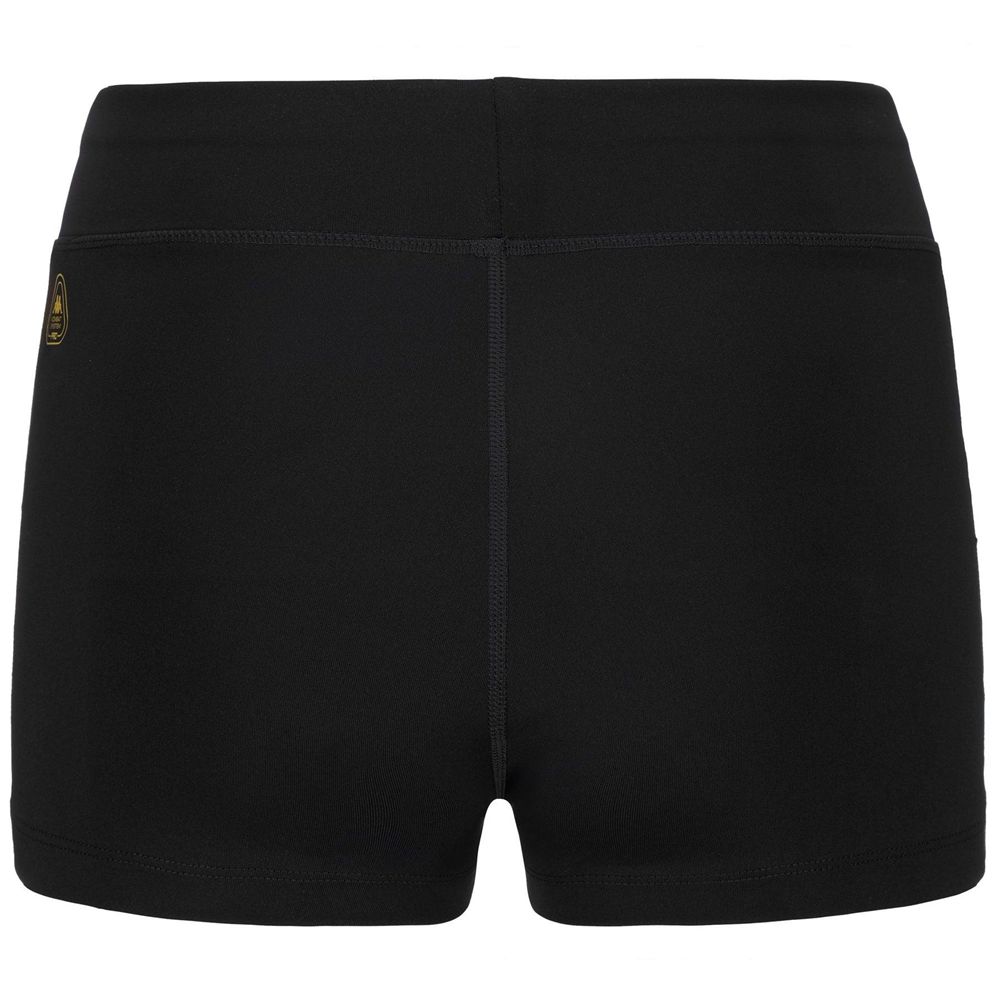 Women Kappa Kombat Wkt Escame Shorts Black | 140739-DWR