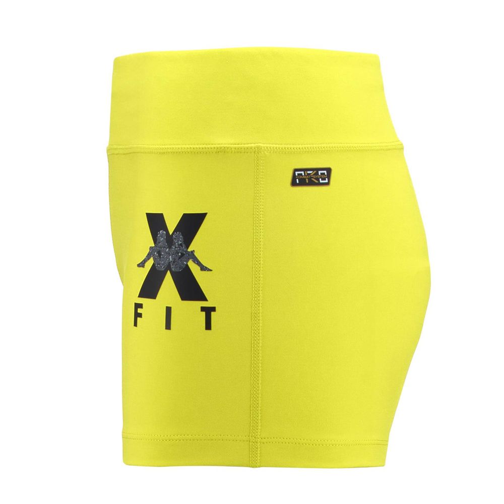 Women Kappa Kombat Wkt Escame Shorts Green | 256149-ZIS