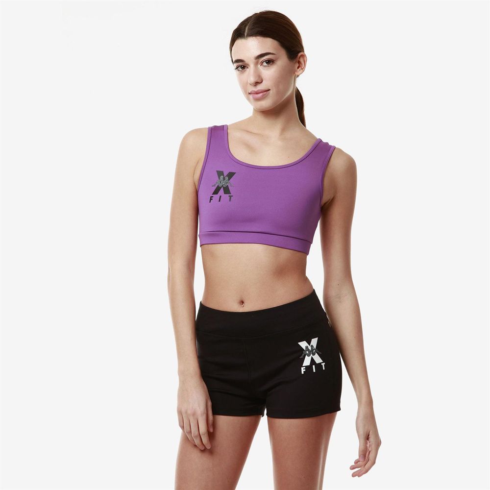 Women Kappa Kombat Wkt Etilea Jersey Purple | 076132-PXQ