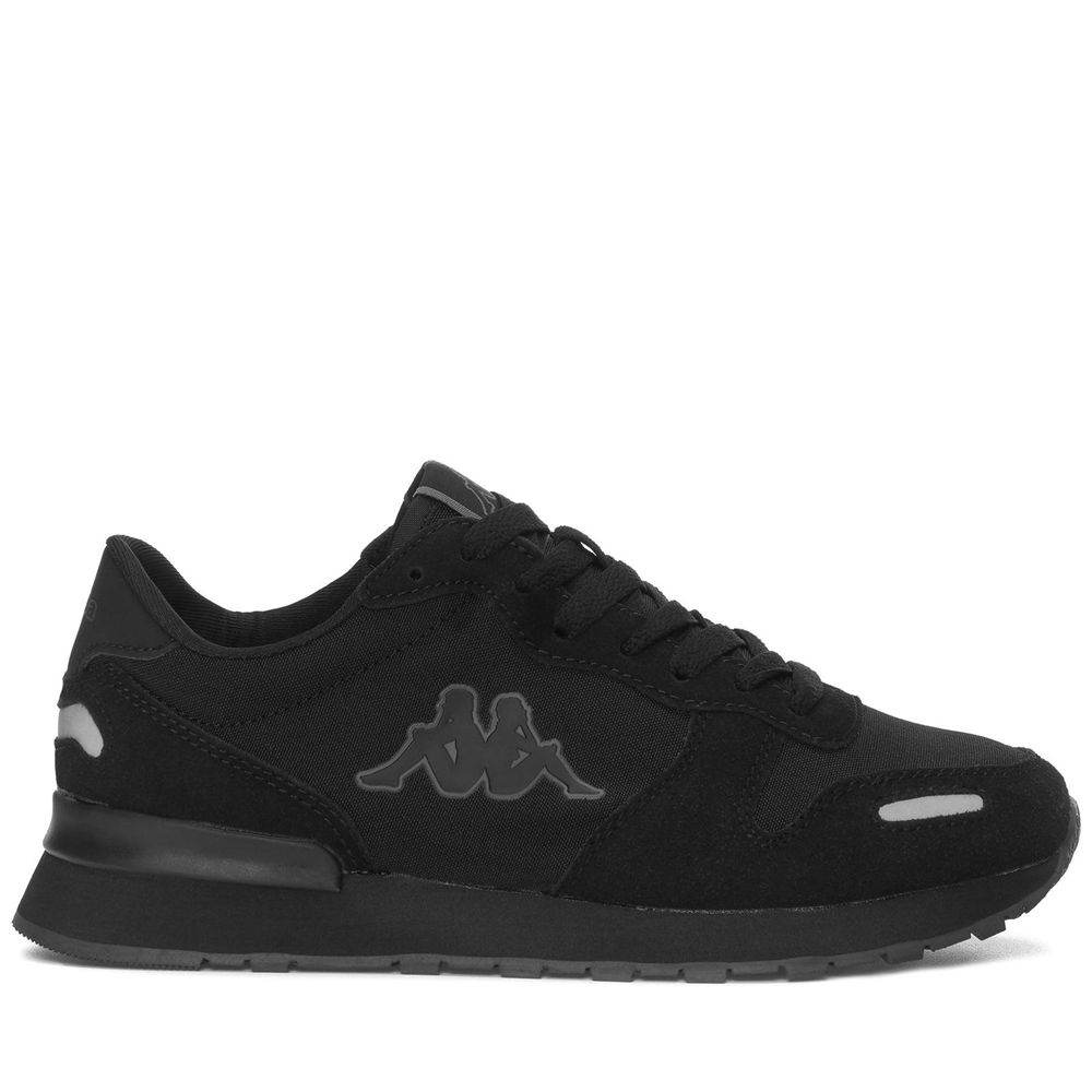 Women Kappa Logo Berlin 2 Sneakers Black | 234519-TAW