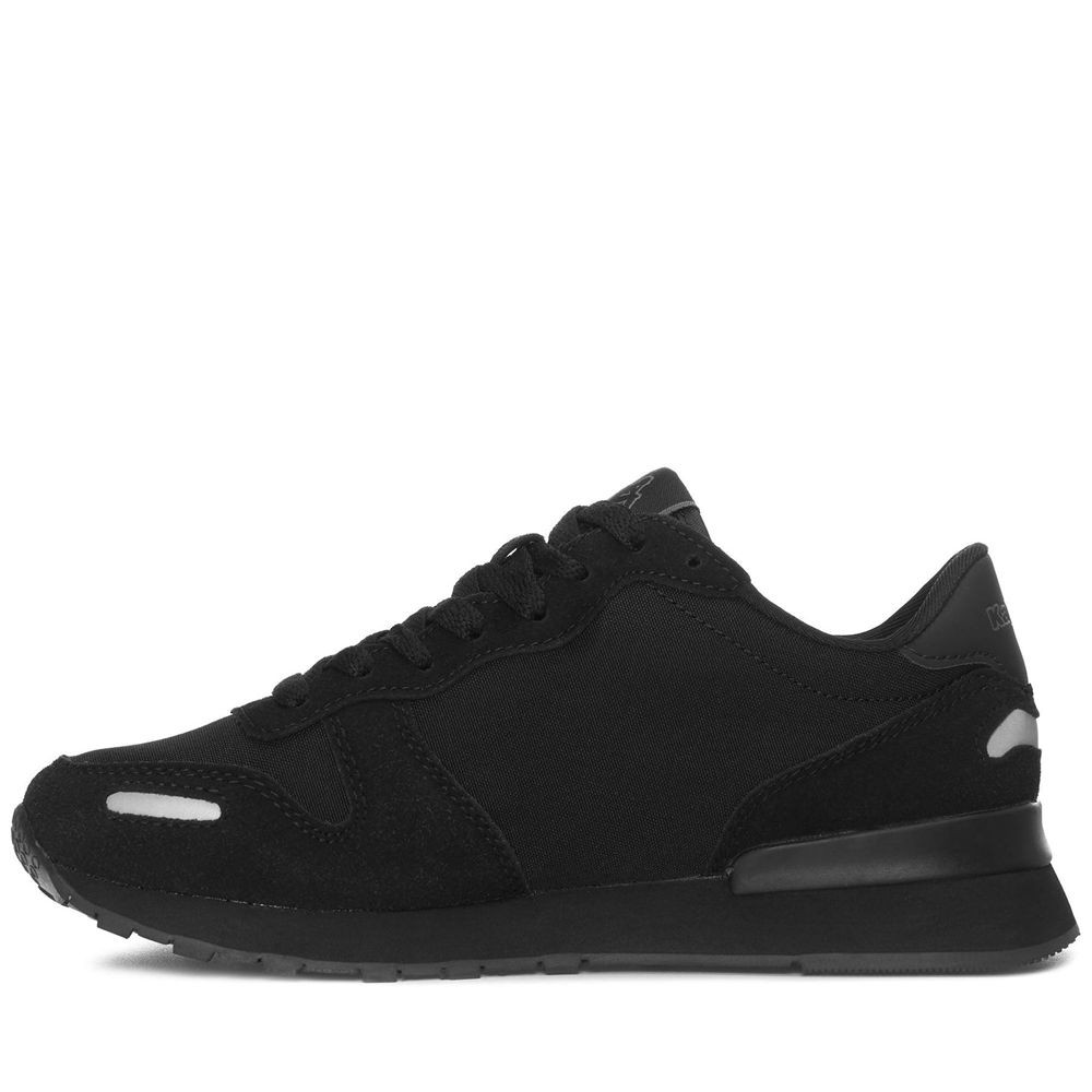 Women Kappa Logo Berlin 2 Sneakers Black | 234519-TAW