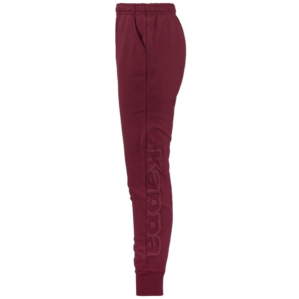 Women Kappa Logo Bipant Slim Pants Red | 342176-JWE