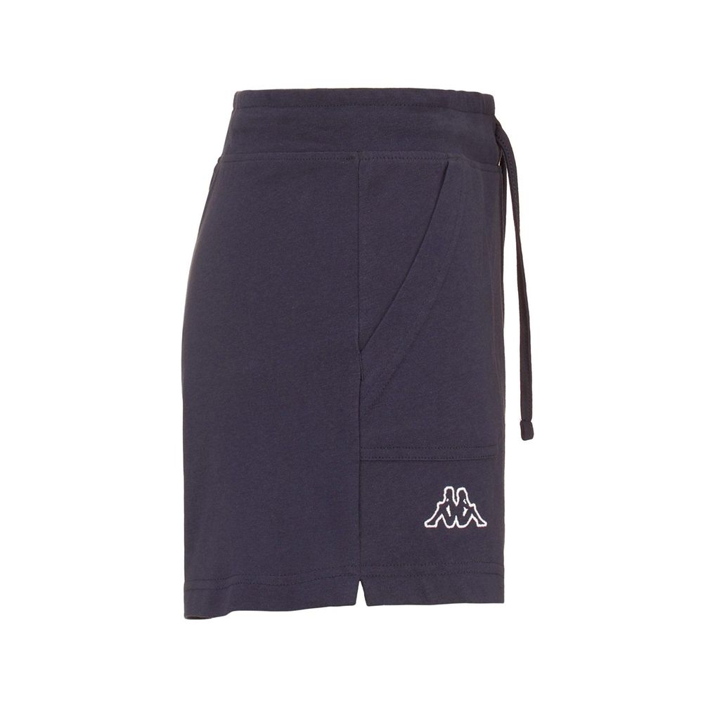 Women Kappa Logo Caber Shorts Navy | 763542-SWQ