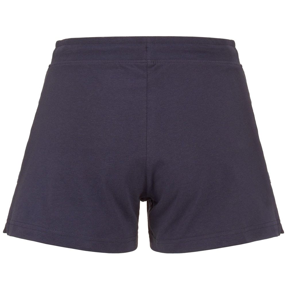 Women Kappa Logo Caber Shorts Navy | 763542-SWQ