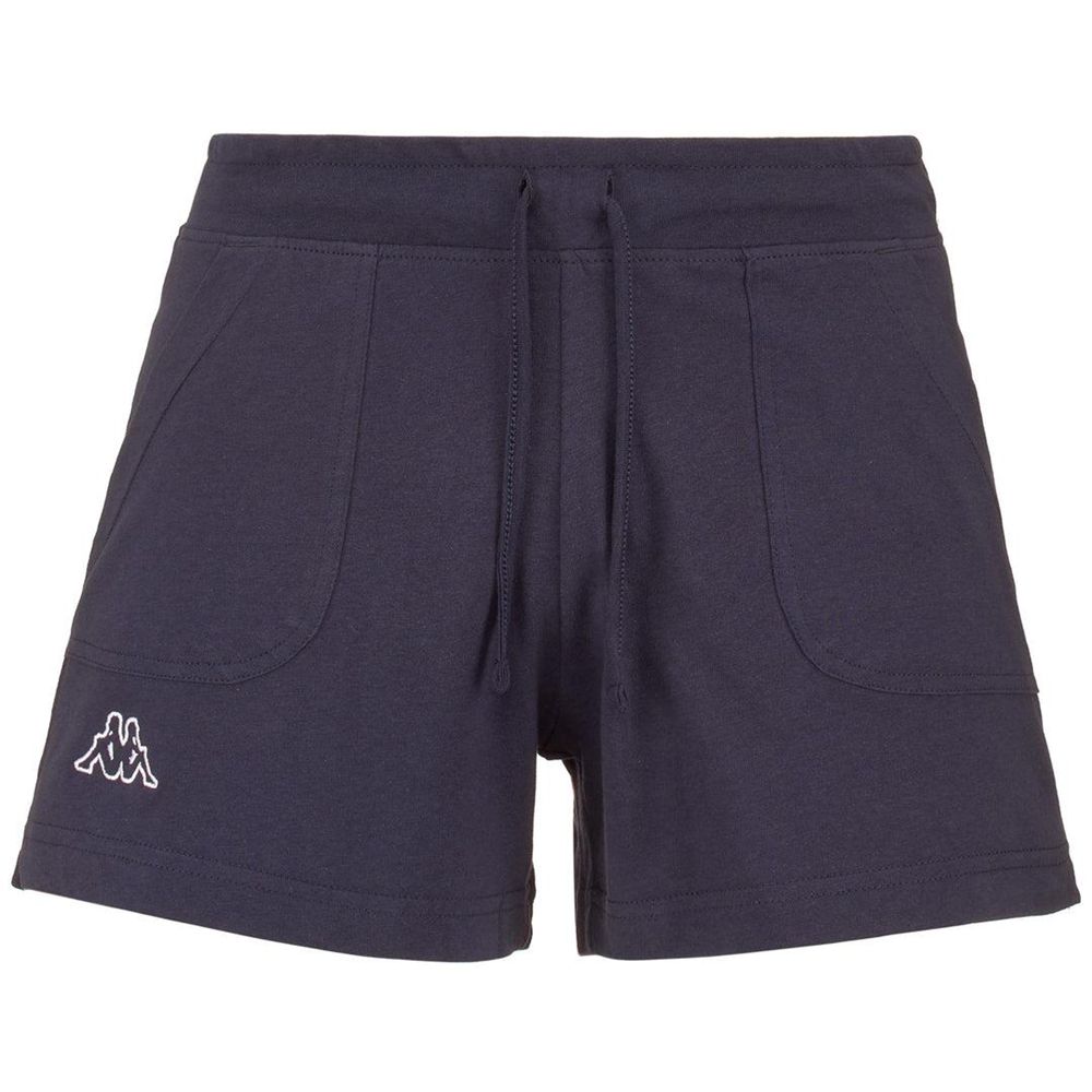 Women Kappa Logo Caber Shorts Navy | 763542-SWQ