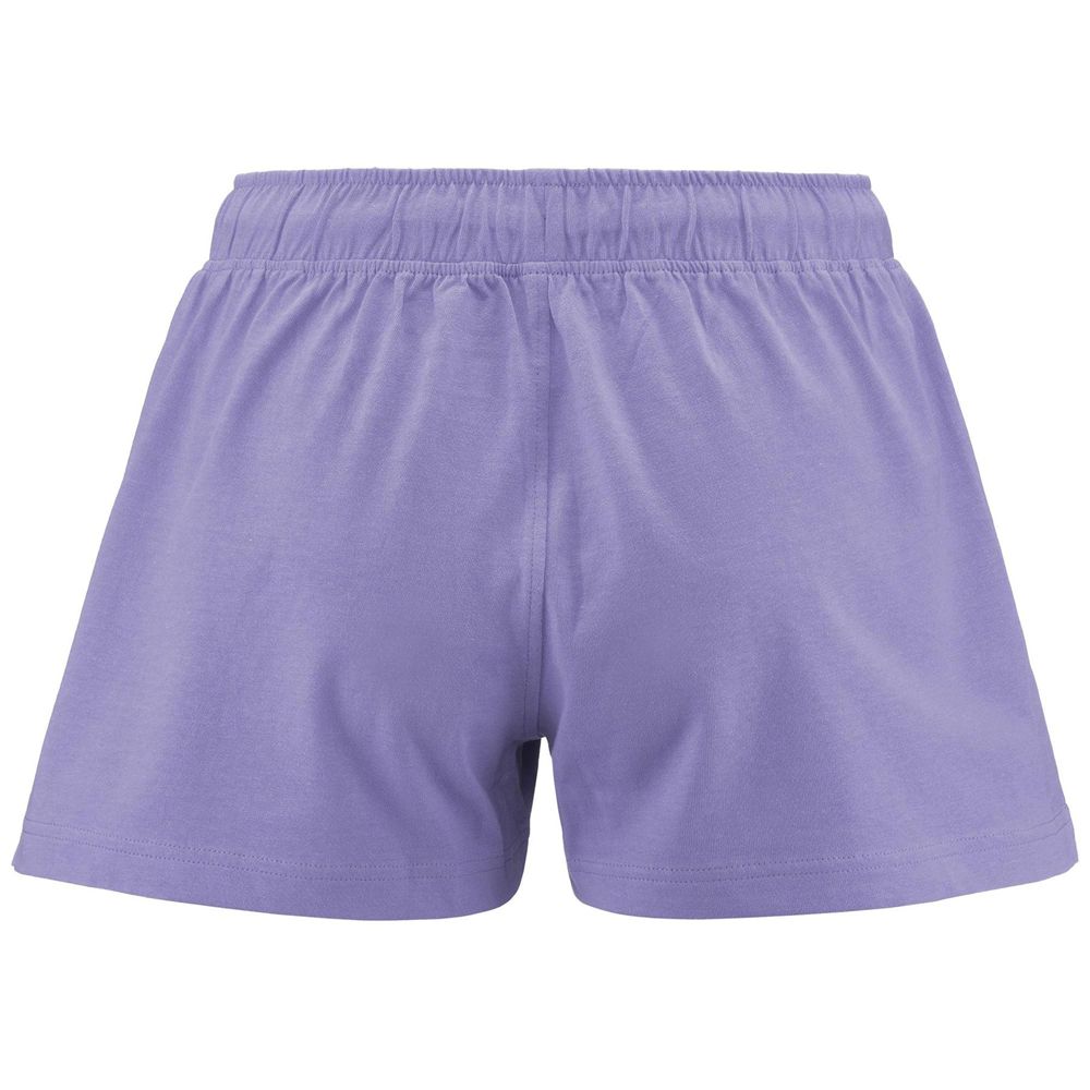 Women Kappa Logo Caber Shorts Purple | 738059-IAC