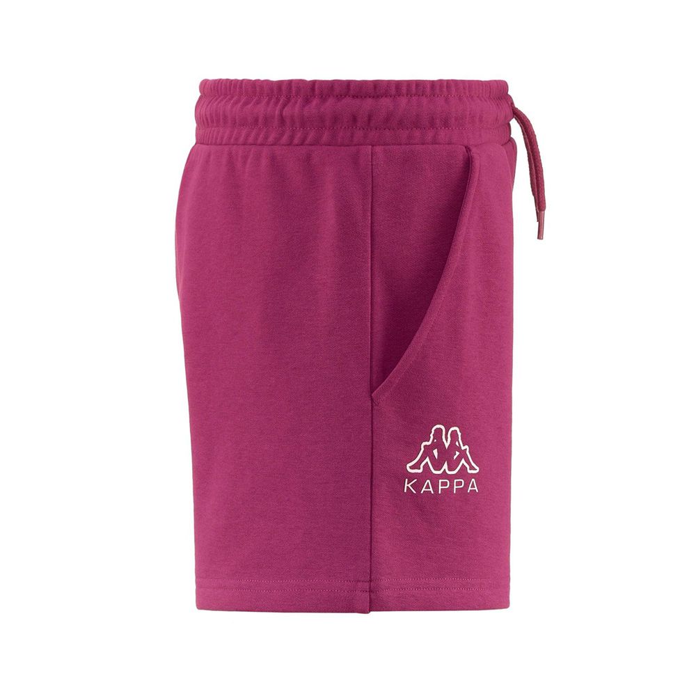 Women Kappa Logo Edilie Shorts Pink | 416093-EFM