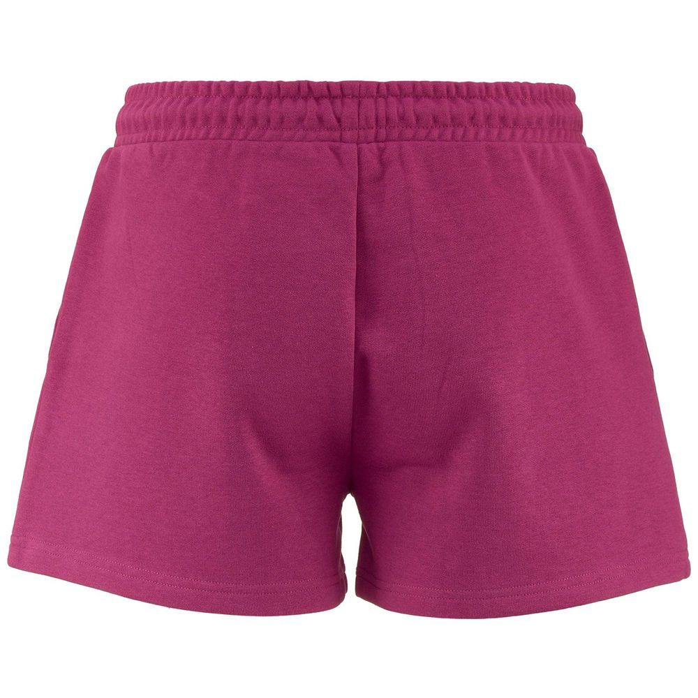 Women Kappa Logo Edilie Shorts Pink | 416093-EFM