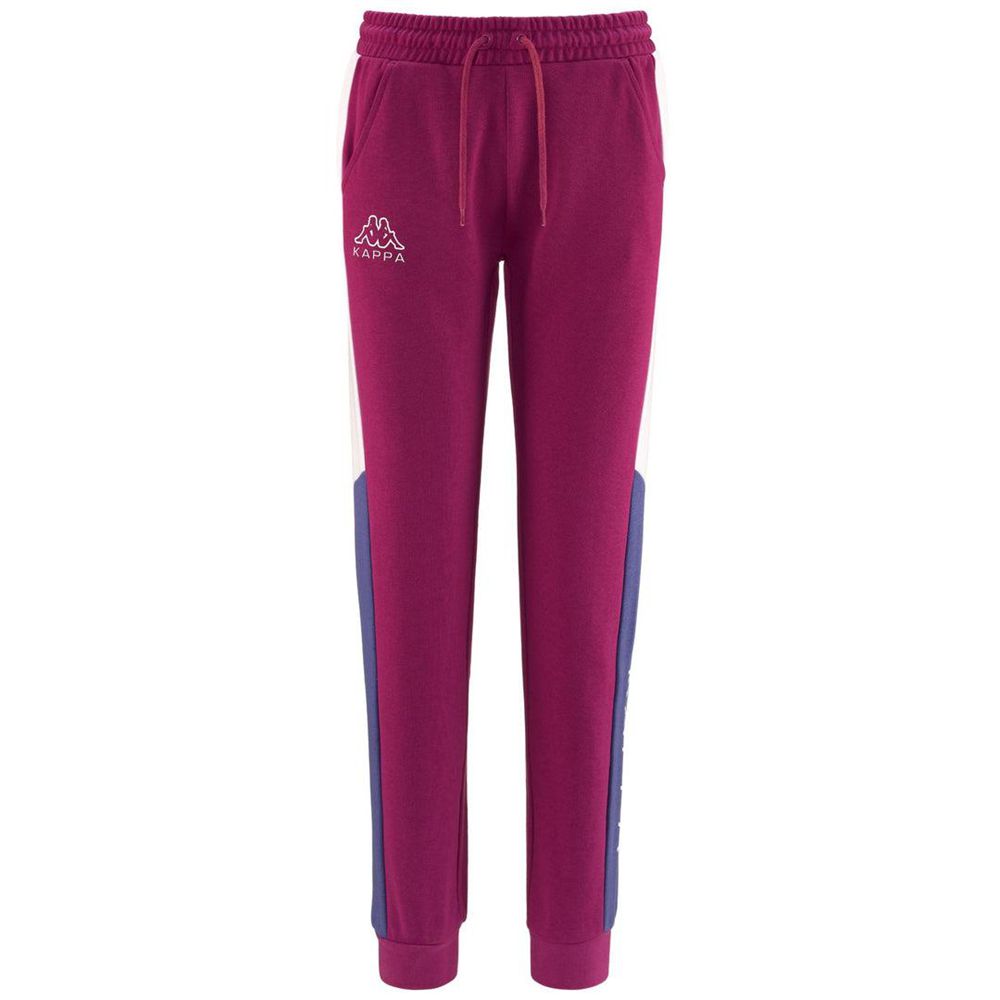 Women Kappa Logo Ester Pants Pink | 750231-DMK