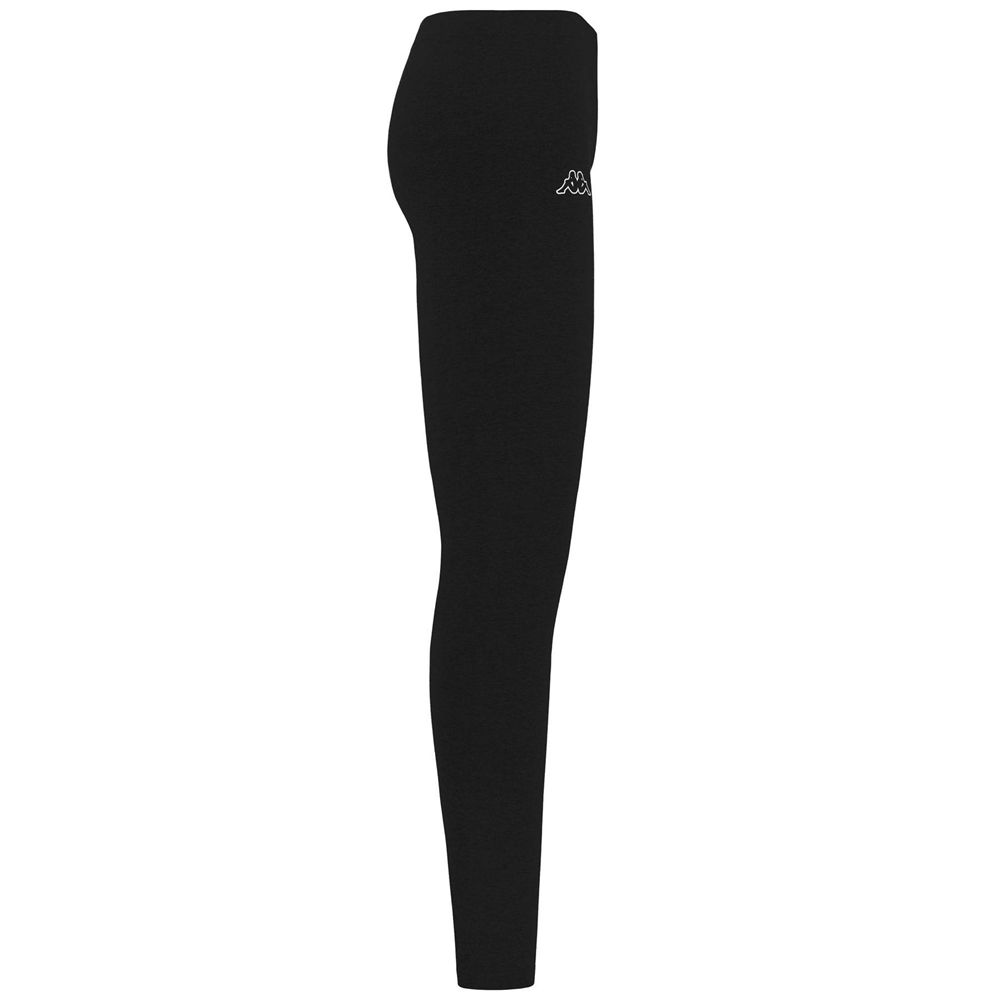 Women Kappa Logo Fapri Pants Black | 875064-ABW