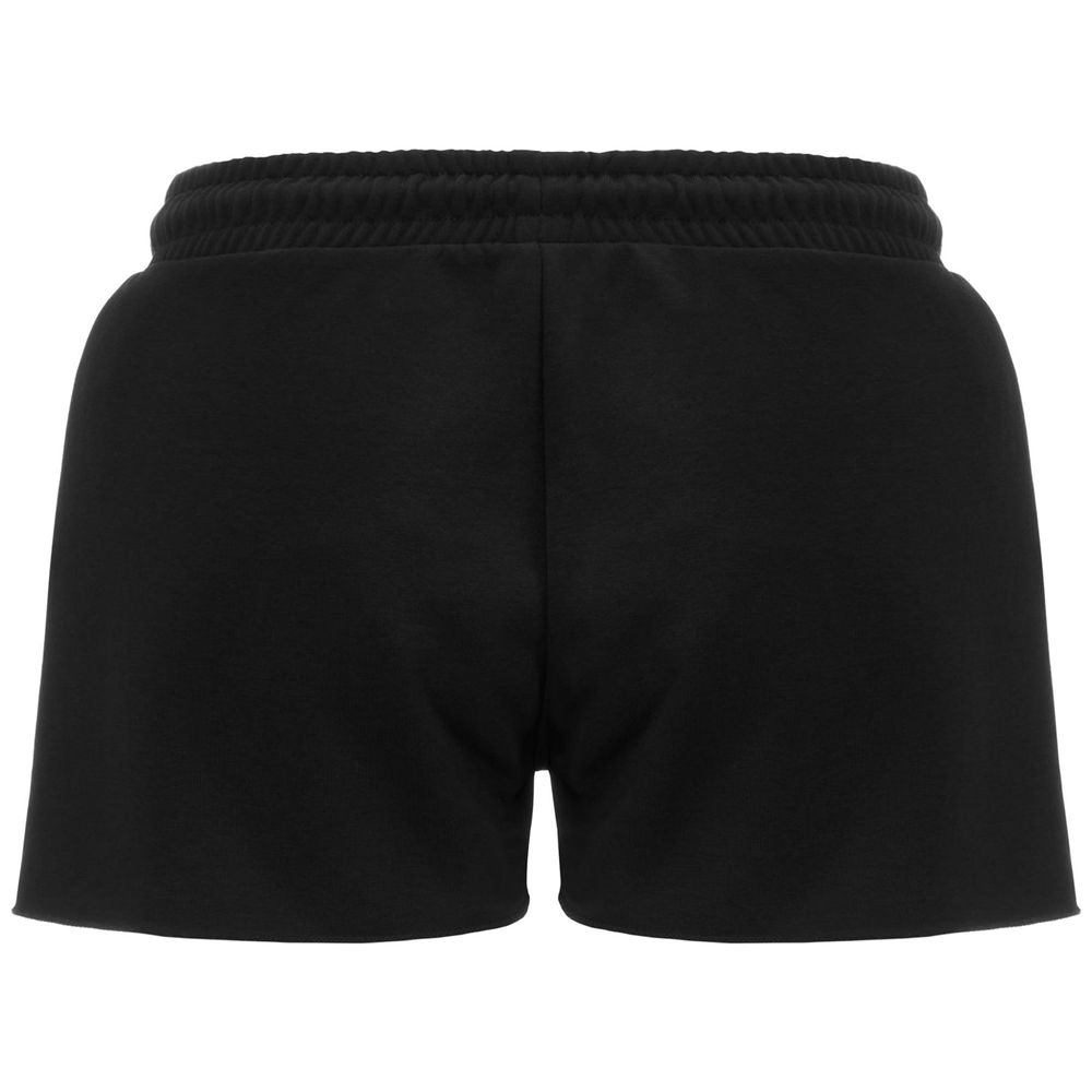 Women Kappa Logo Fefra Shorts Black | 521867-ZGX