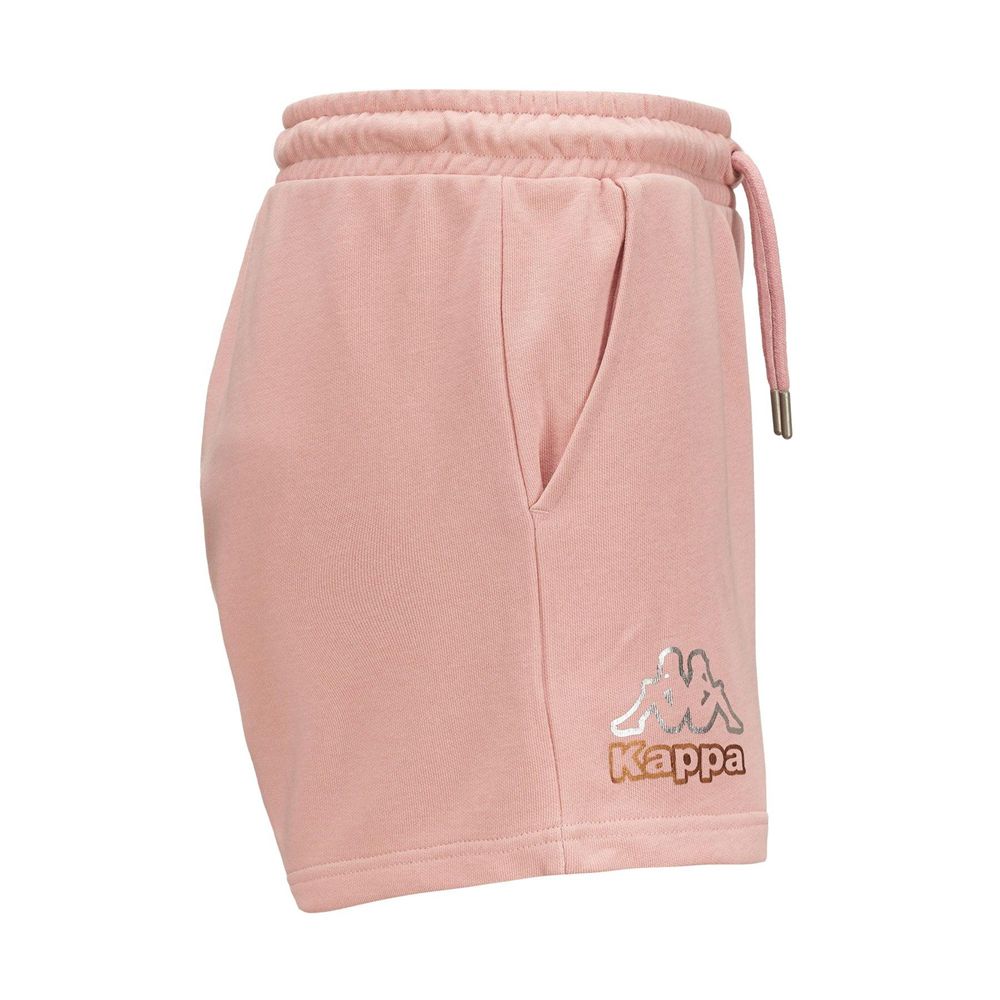 Women Kappa Logo Fellina Shorts Pink | 981673-UPE