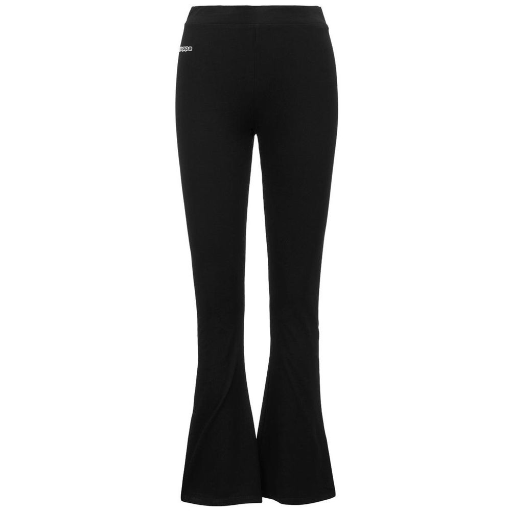 Women Kappa Logo Feria Pants Black | 314209-SAO