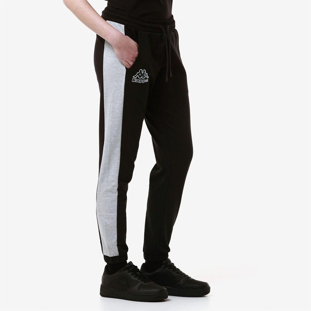 Women Kappa Logo Fesia Pants Black | 652179-PST