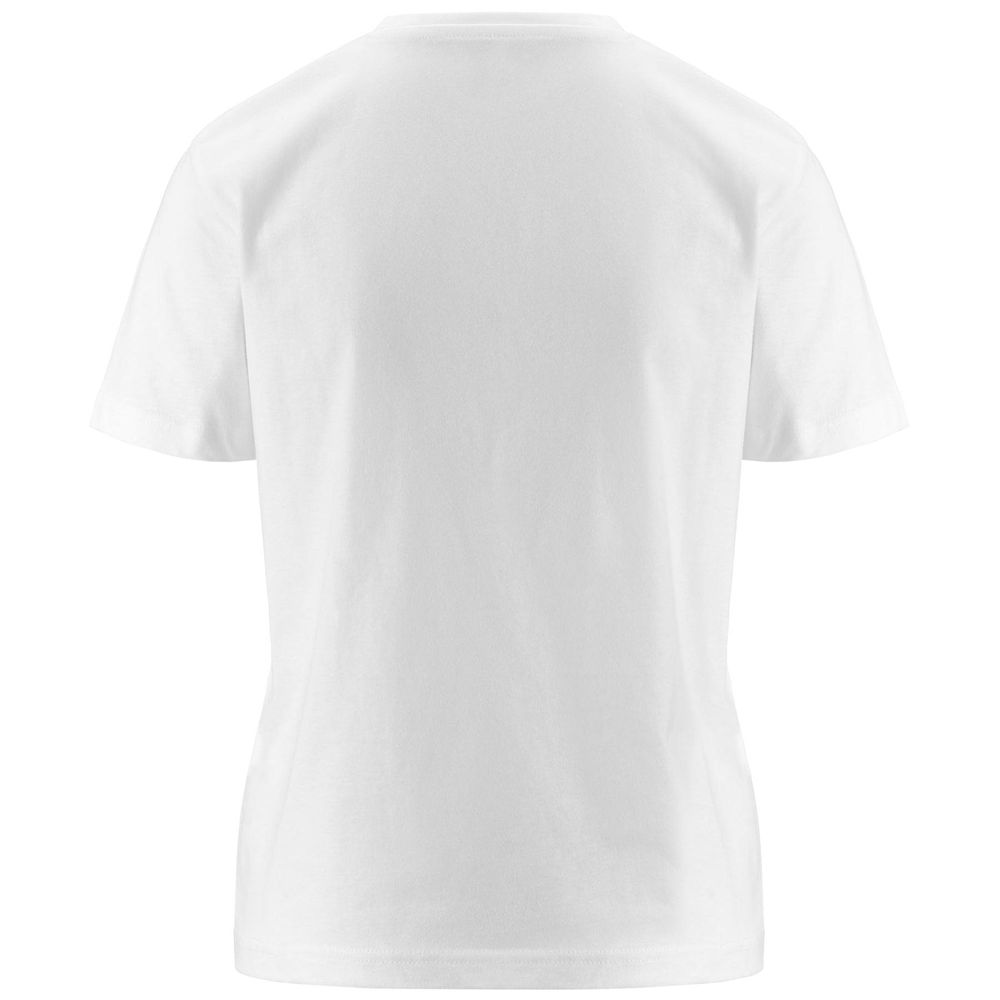 Women Kappa Logo Fibi T-Shirt White | 725986-API