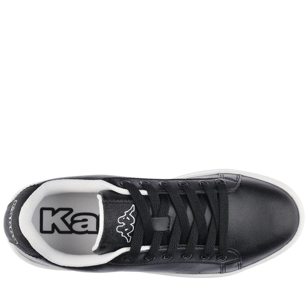 Women Kappa Logo Isabel Sneakers Black | 132485-ONB