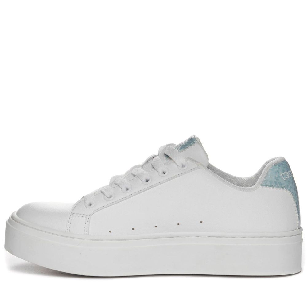 Women Kappa Logo Isabel Sneakers White | 578913-MJR