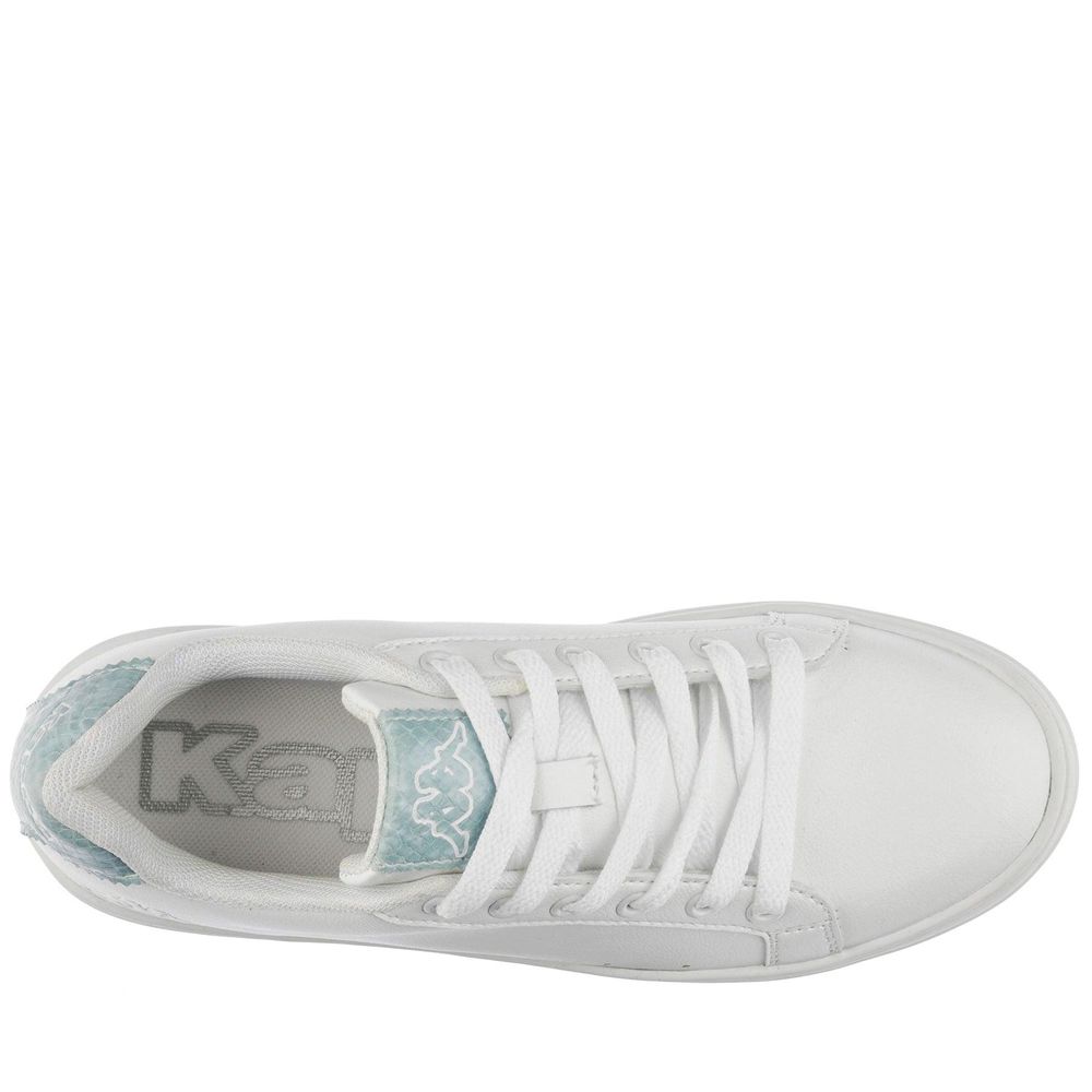 Women Kappa Logo Isabel Sneakers White | 578913-MJR