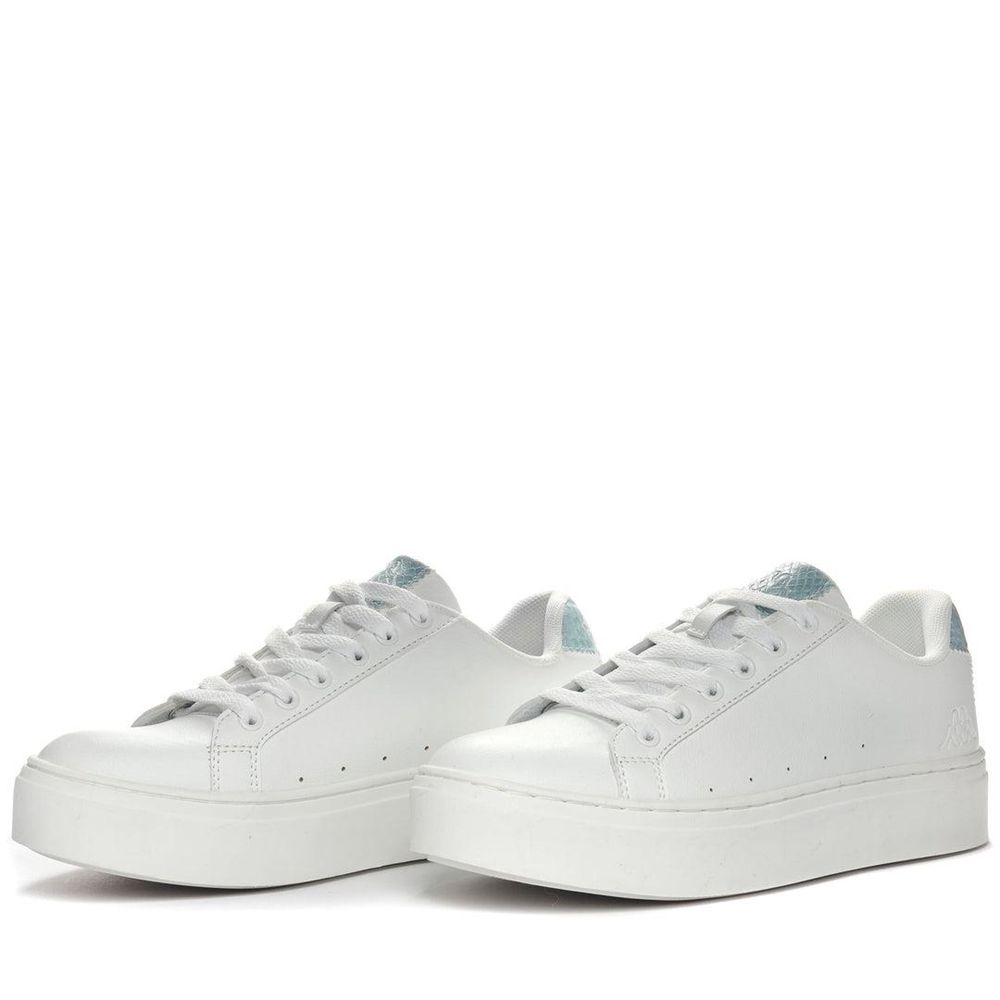 Women Kappa Logo Isabel Sneakers White | 578913-MJR