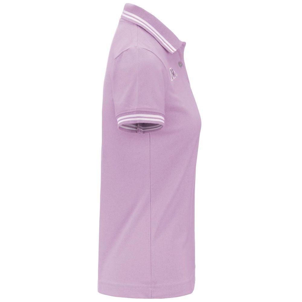 Women Kappa Logo Maltax Wss Slim Polo Shirt Purple | 840962-ODX