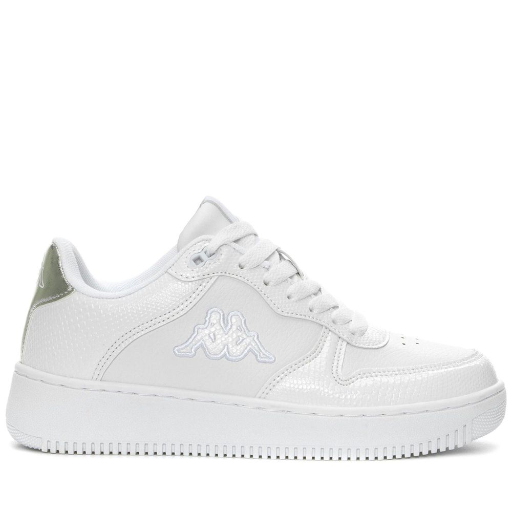 Women Kappa Logo Maserta 6 Sneakers White | 603821-QGX