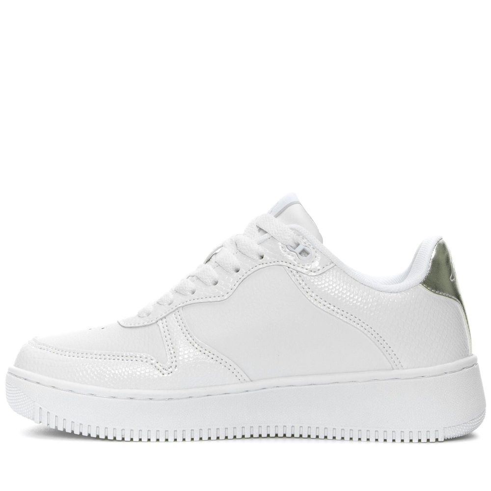 Women Kappa Logo Maserta 6 Sneakers White | 603821-QGX