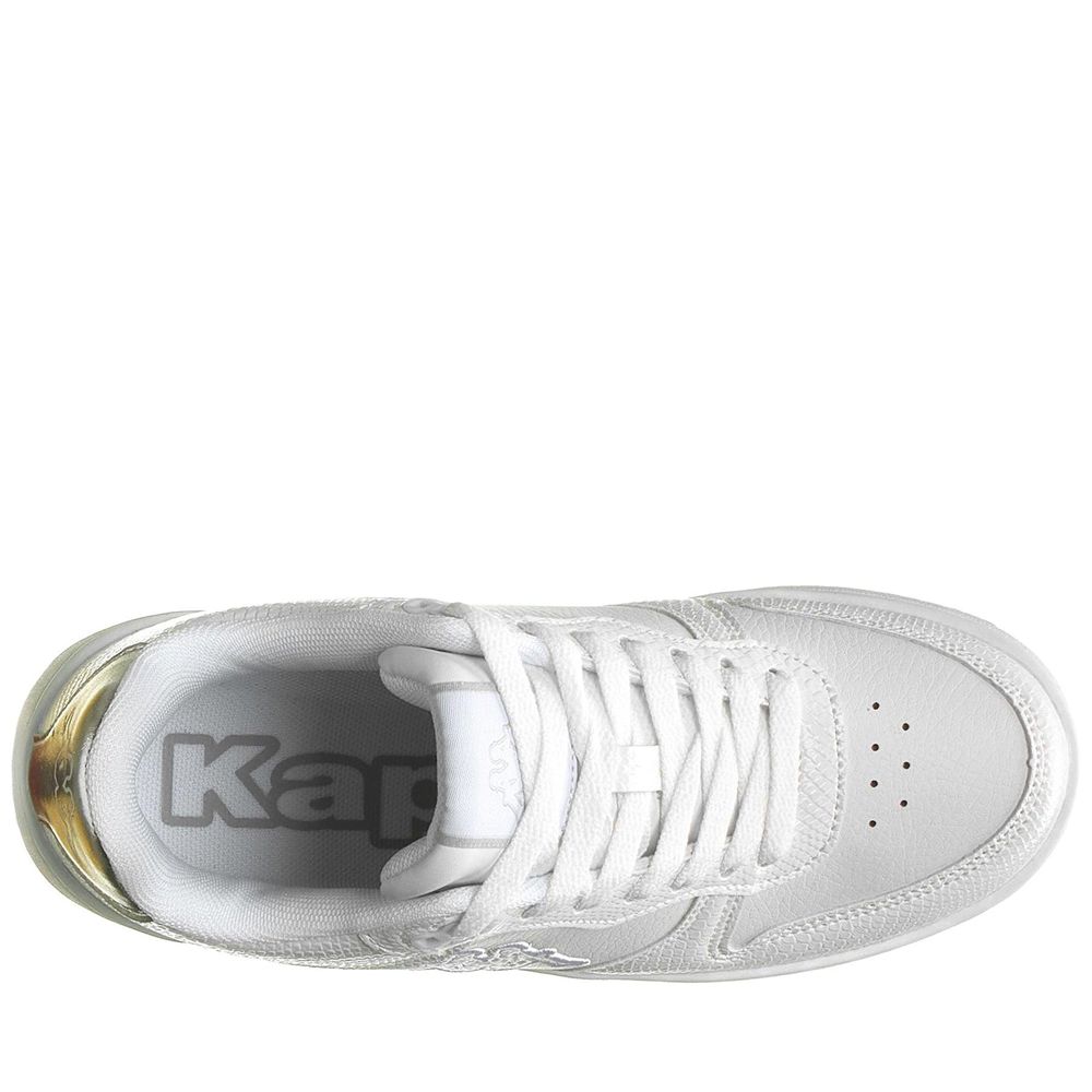 Women Kappa Logo Maserta 6 Sneakers White | 603821-QGX