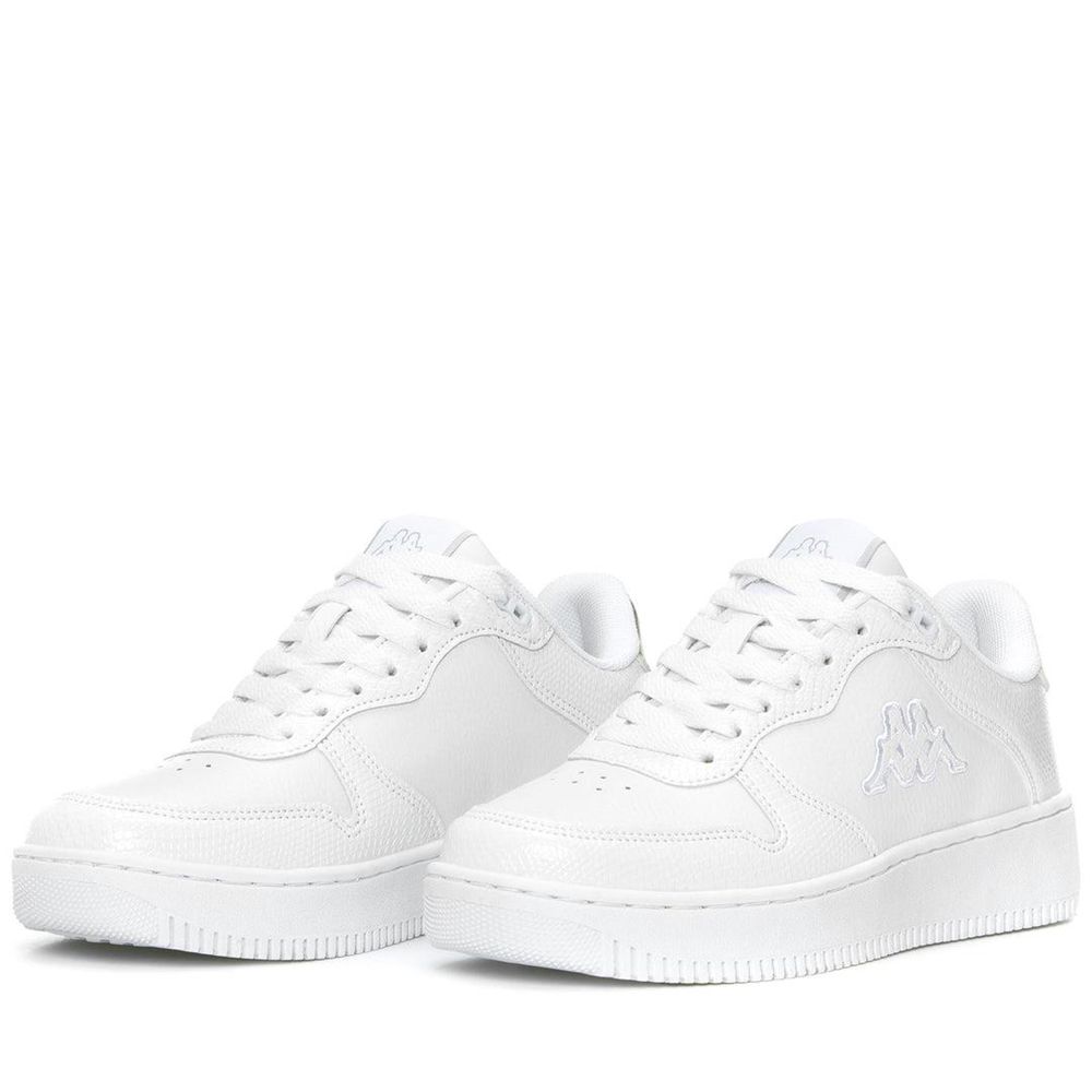 Women Kappa Logo Maserta 6 Sneakers White | 603821-QGX