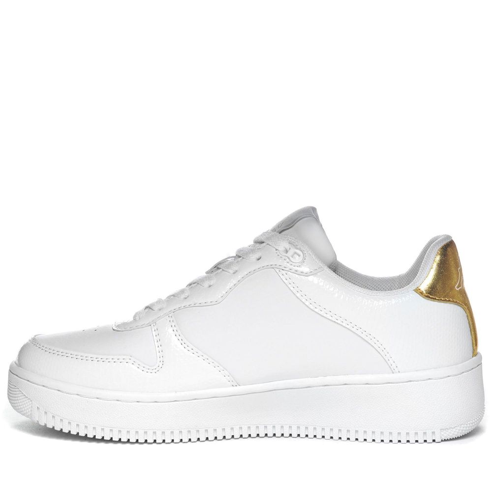 Women Kappa Logo Maserta 6 Sneakers White | 379402-KAS