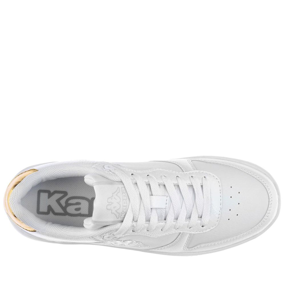 Women Kappa Logo Maserta 6 Sneakers White | 379402-KAS