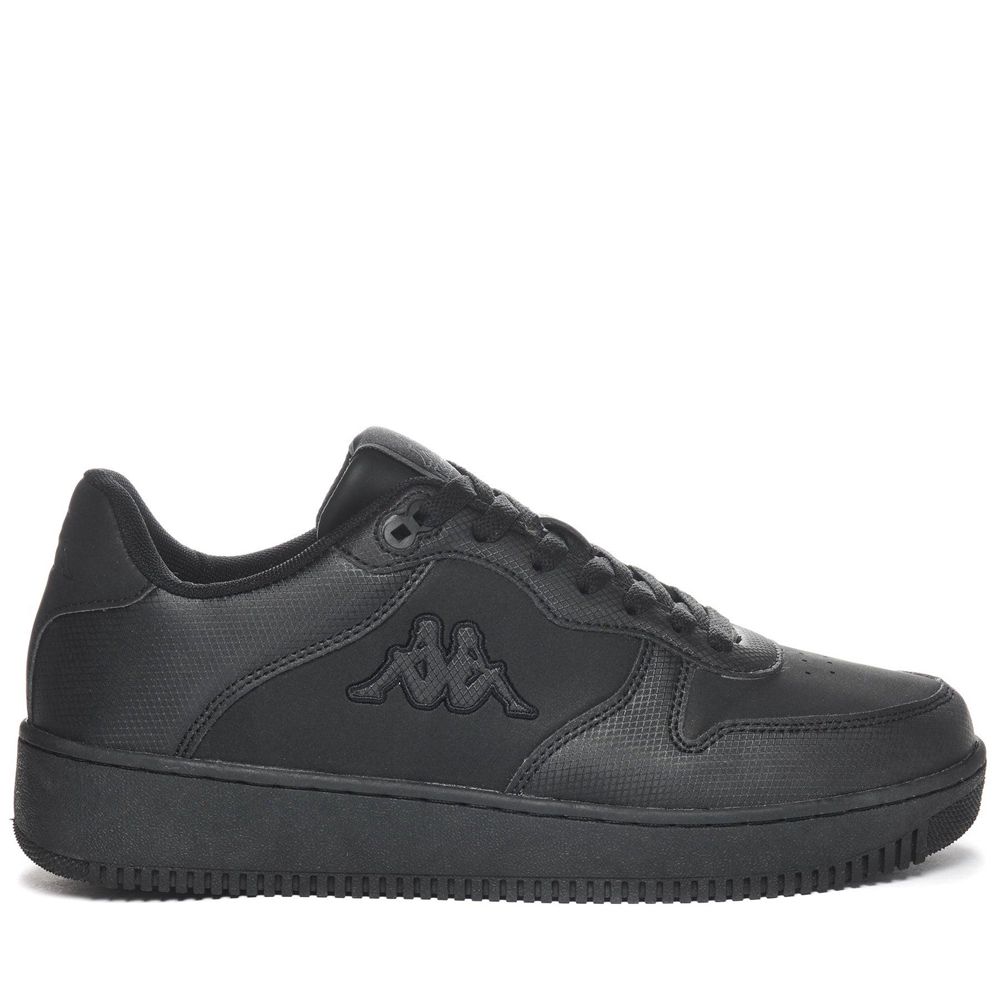 Women Kappa Logo Maserta Sneakers Black | 327698-WJX