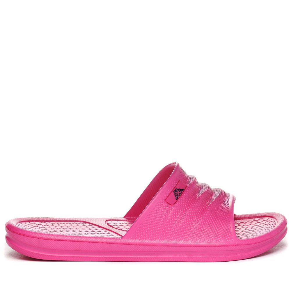 Women Kappa Logo Rint Flip Flops Pink | 583091-TIB