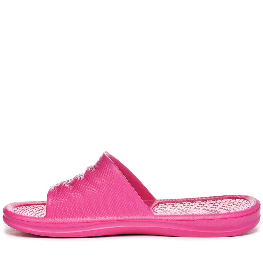 Women Kappa Logo Rint Flip Flops Pink | 583091-TIB