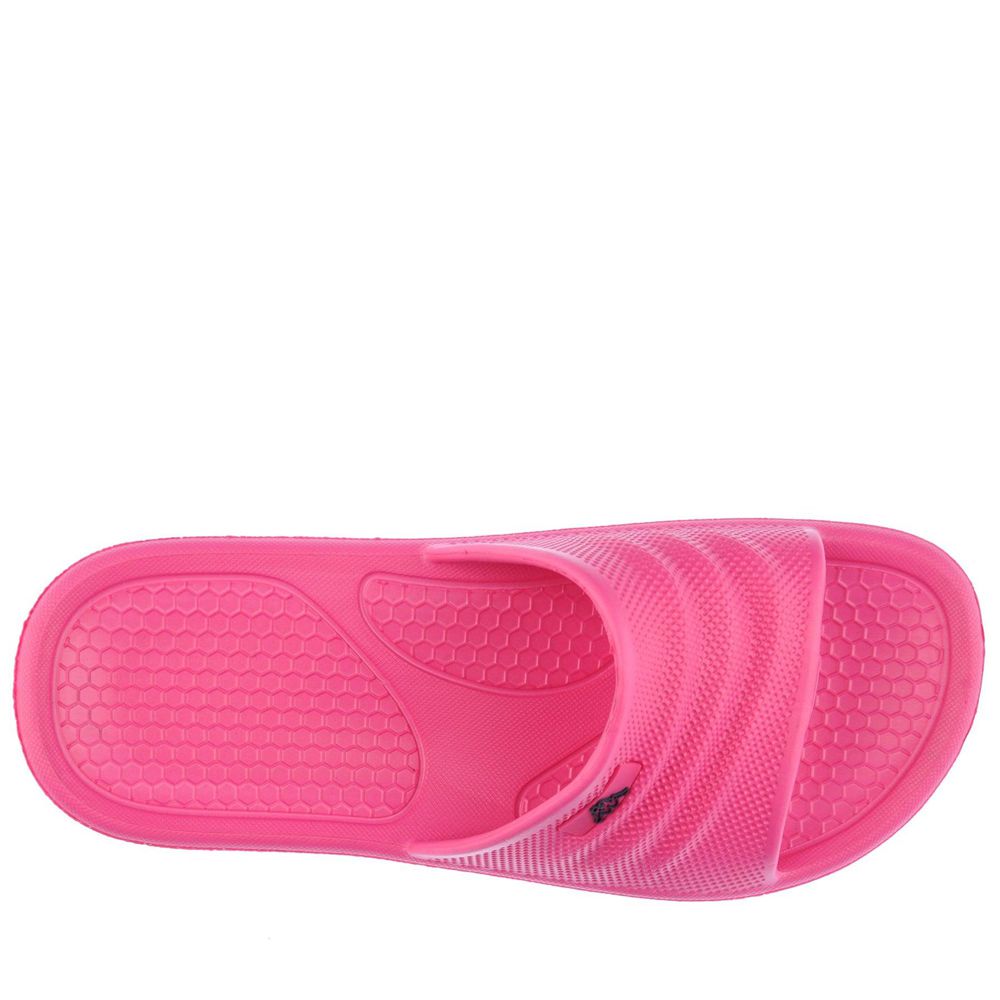 Women Kappa Logo Rint Flip Flops Pink | 583091-TIB