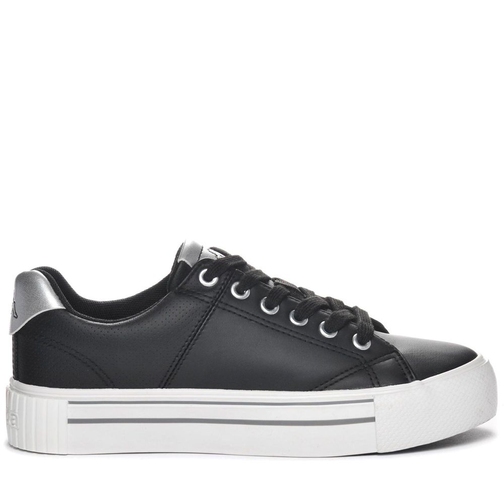 Women Kappa Logo Tudy Sneakers Black | 098154-LTZ