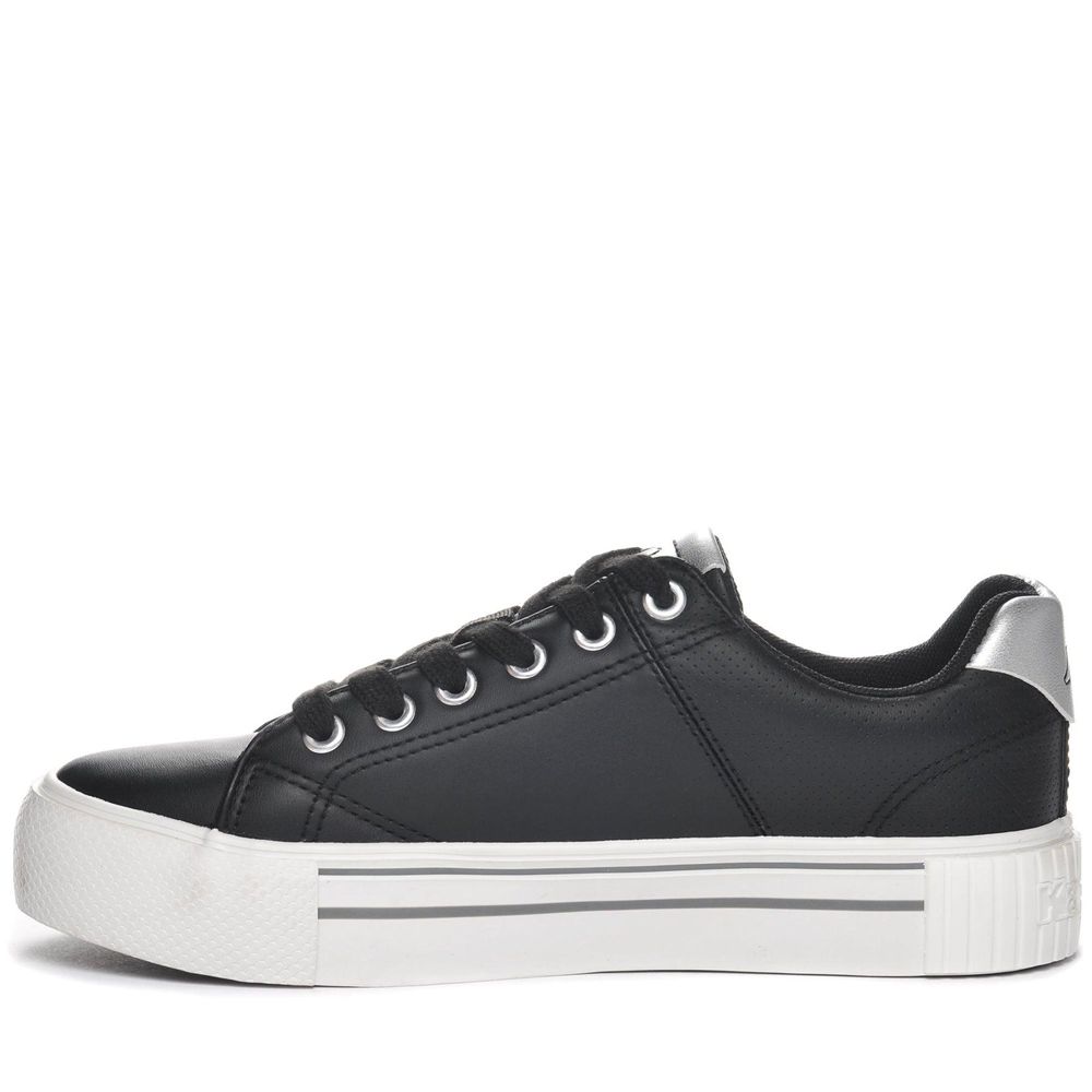 Women Kappa Logo Tudy Sneakers Black | 098154-LTZ