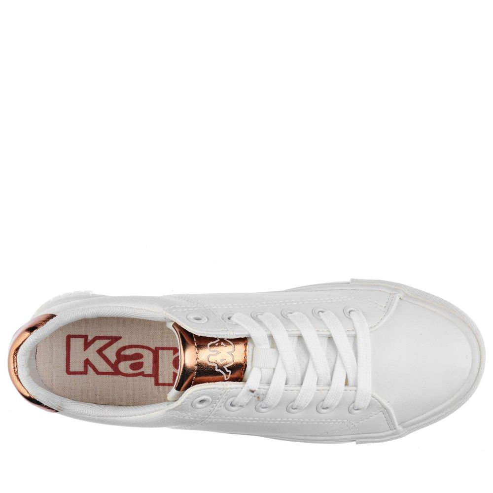 Women Kappa Logo Tudy Sneakers White | 286435-AJO