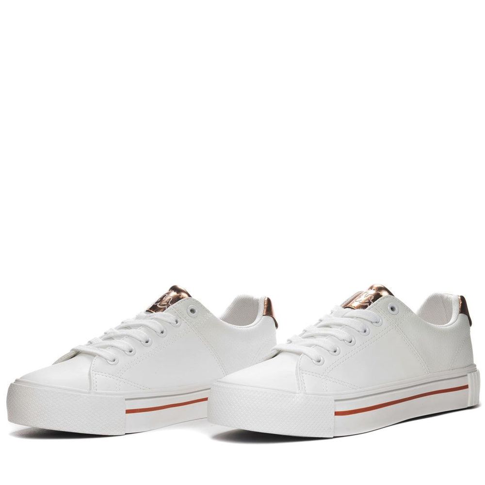 Women Kappa Logo Tudy Sneakers White | 286435-AJO