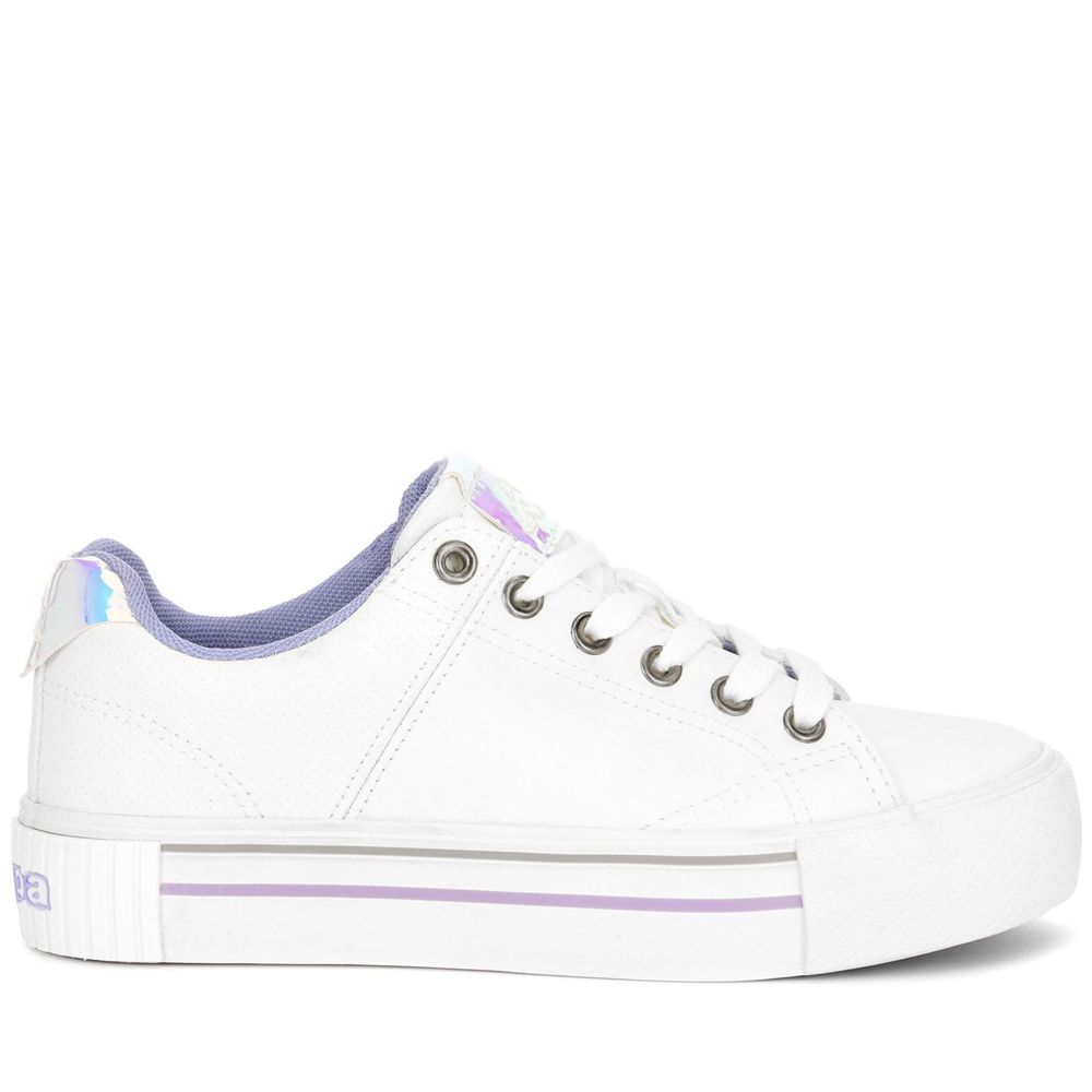 Women Kappa Logo Tudy Sneakers White | 974165-DTK