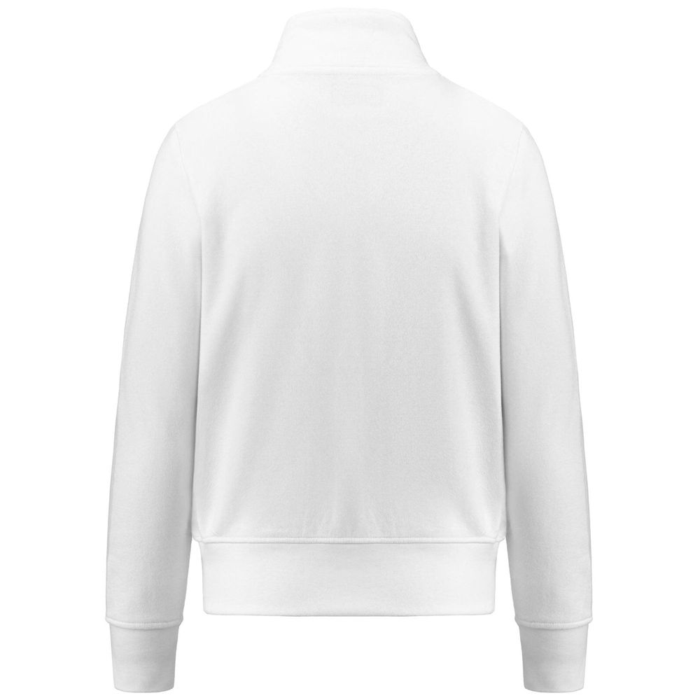 Women Kappa Logo Zoe Jacket White | 604125-CQZ