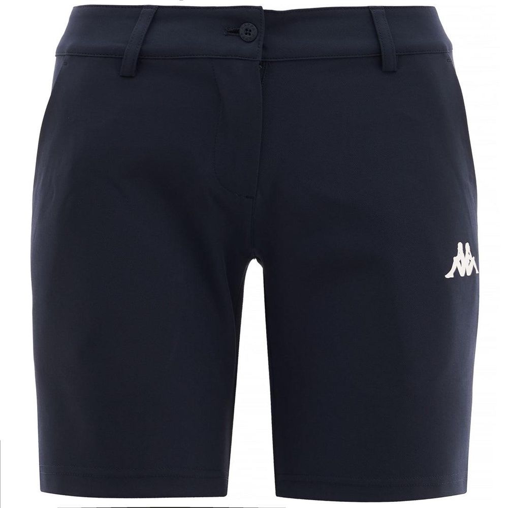 Women Kappa Selmin Shorts Navy | 508372-IEZ