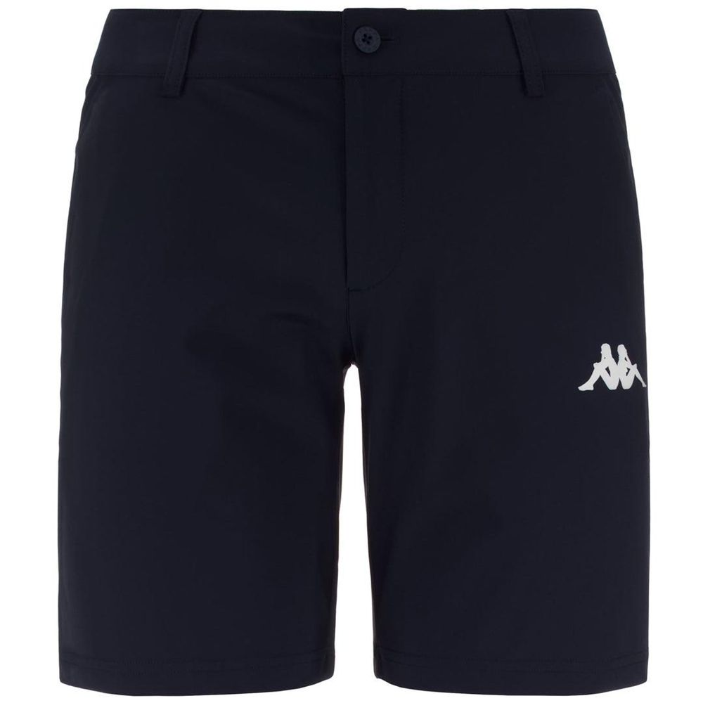 Women Kappa Stadel Shorts Navy | 675219-DEY