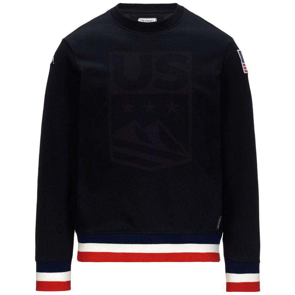 Women Kappa Utahi Us Sweater Navy | 742518-LWQ